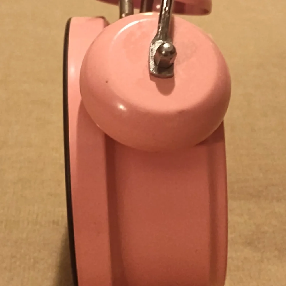 Pink Retro Alarm Clock